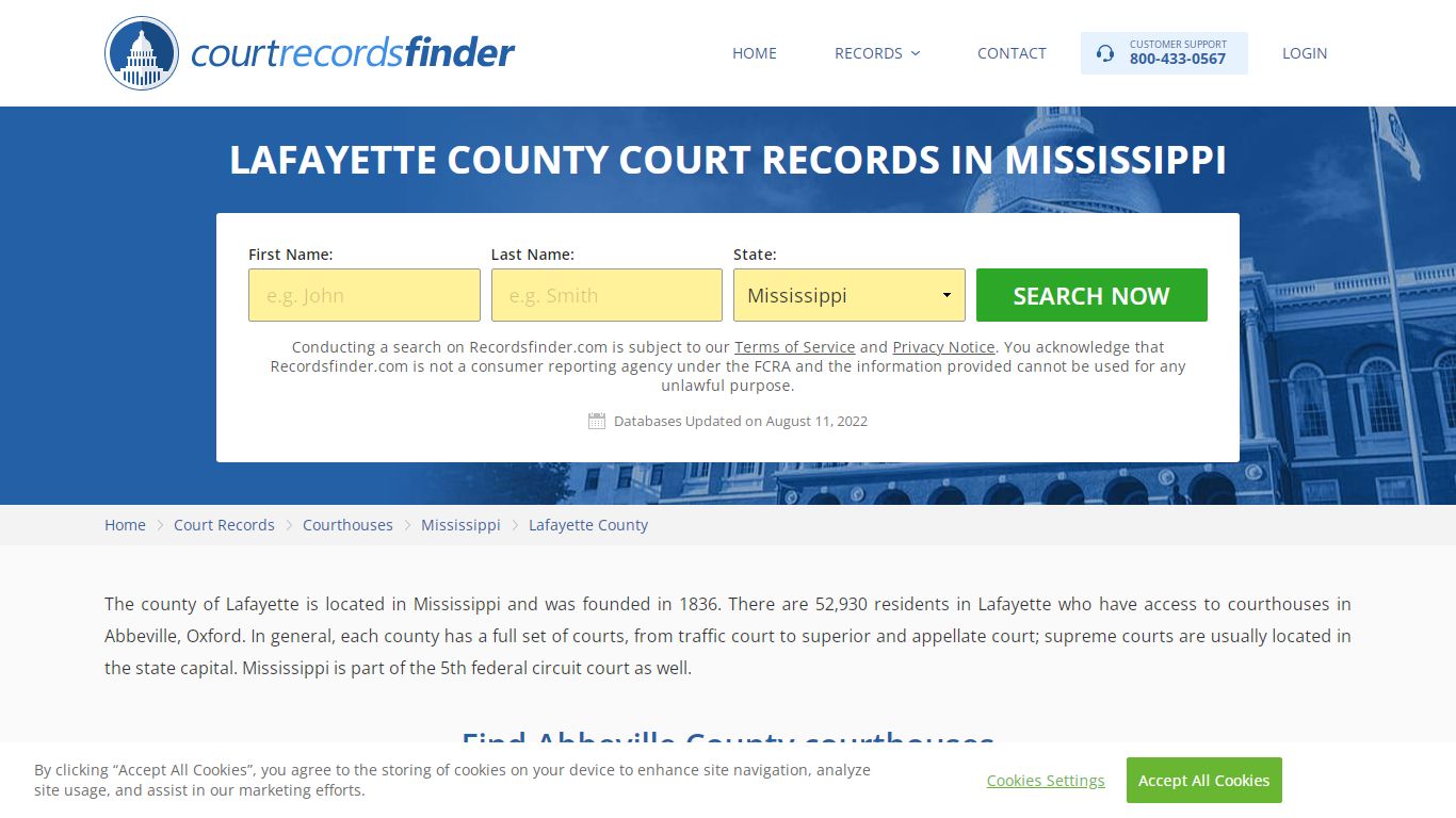Lafayette County, MS Court Records - Find Lafayette ...