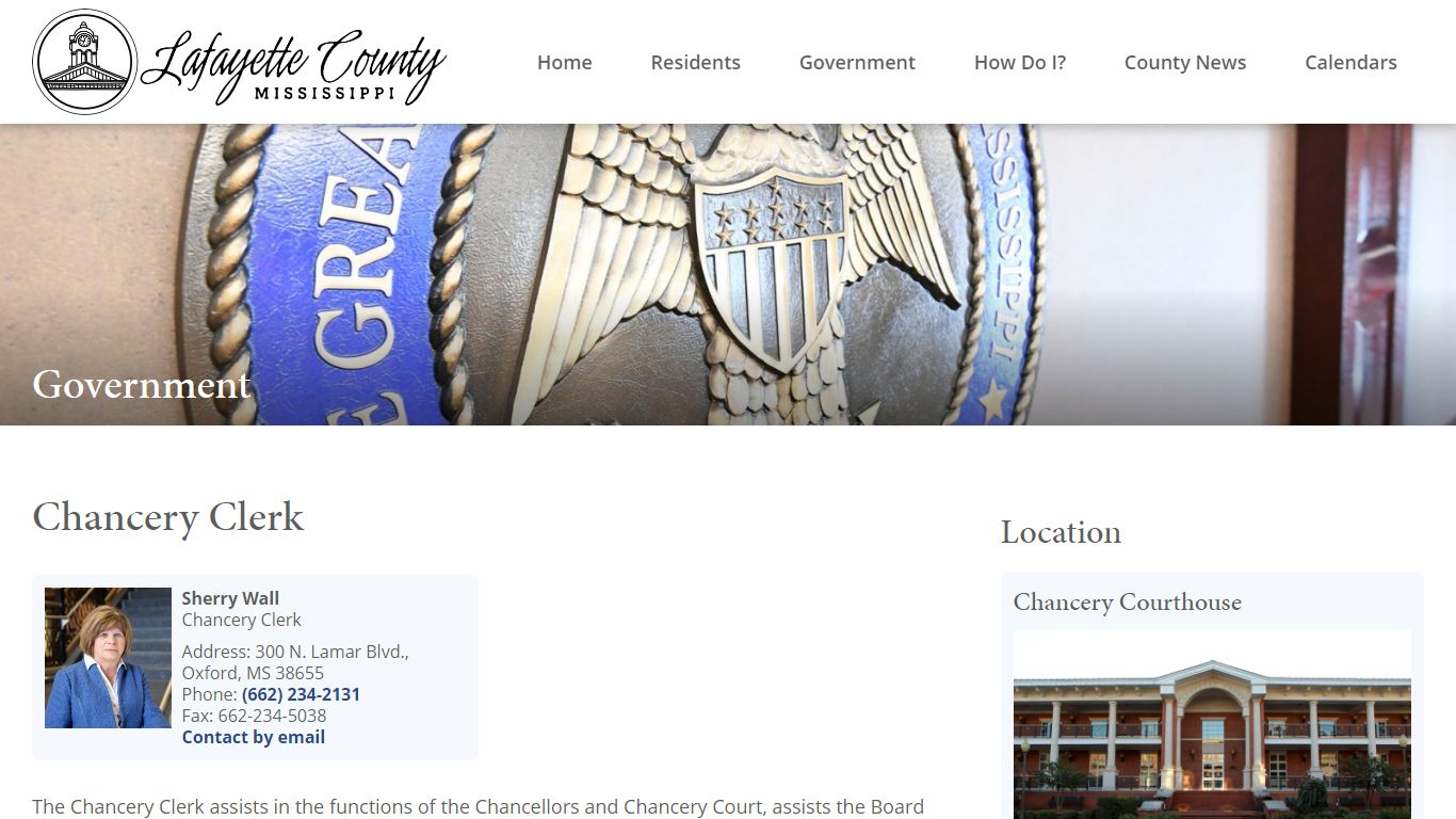 Chancery Clerk - Lafayette County